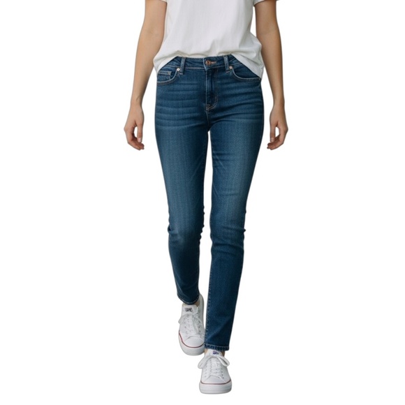 Women's J Brand Jeans Skinny Leg Dark Denim Blue 26"W #811C032 - Picture 1 of 5